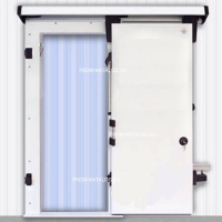 Дверной блок для холодильной камеры Профхолод откатная дверь 3000x2400 (80мм) 