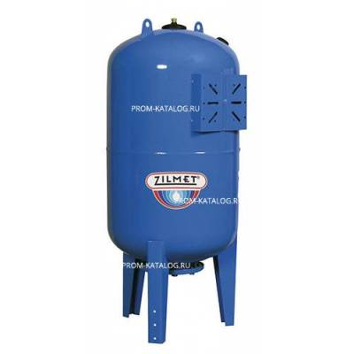 Гидроаккумулятор вертикальный синий Zilmet ULTRA-PRO - 24л. (PN10, мемб.бутил, фланец нерж.ст)